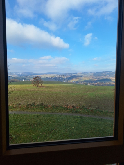 Schlafzimmerausblick