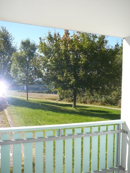Aussicht vom Balkon