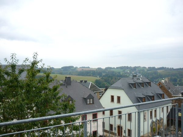 Blick vom Balkon
